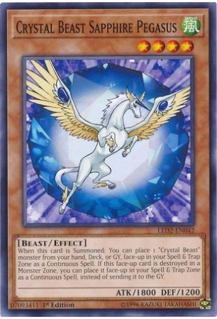 Crystal Beast Sapphire Pegasus - LED2-EN042 - Common