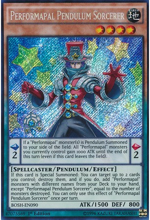 Performapal Pendulum Sorcerer - BOSH-EN090 - Secret Rare