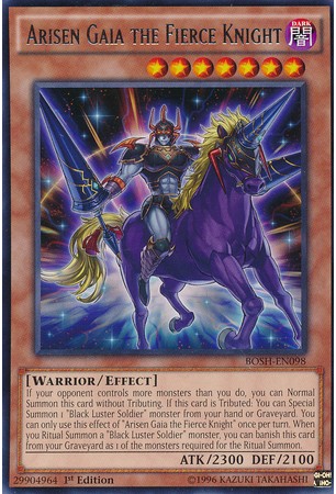 Arisen Gaia the Fierce Knight - BOSH-EN098 - Rare