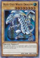 Blue-Eyes White Dragon - LCKC-EN001 (Tablet Background) - Ultra Rare