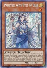 Priestess with Eyes of Blue - LCKC-EN016 - Secret Rare