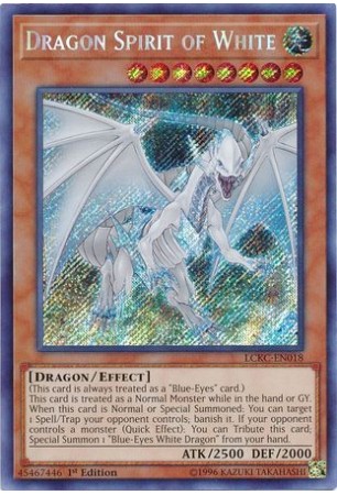 Dragon Spirit of White - LCKC-EN018 - Secret Rare