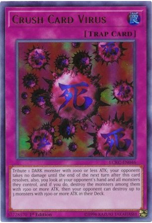 Crush Card Virus - LCKC-EN046 (Flame Background) - Ultra Rare