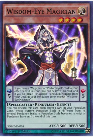 Wisdom-Eye Magician - SDMP-EN005 - Super Rare