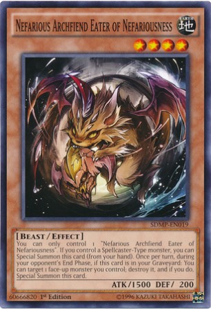 Nefarious Archfiend Eater of Nefariousness - SDMP-EN019 - Common