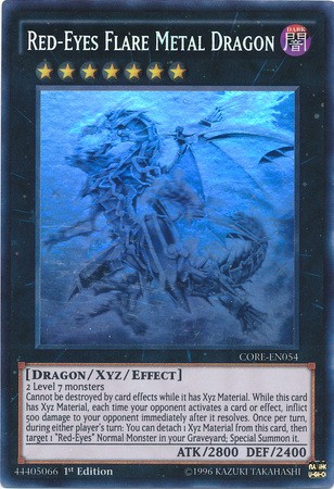 Red-Eyes Flare Metal Dragon - CORE-EN054 - Ghost Rare - Duelshop