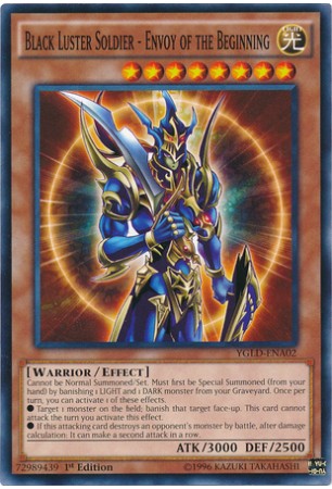 Black Luster Soldier - Envoy of the Beginning - YGLD-EN02