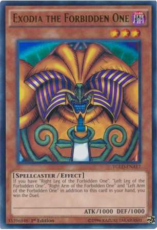 Exodia the Forbidden One - YGLD-ENA17 - Ultra Rare