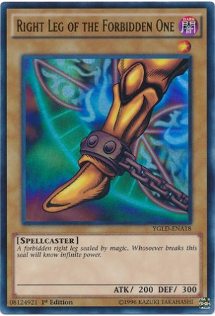 Right Leg of the Forbidden One - YGLD-ENA18 - Ultra Rare