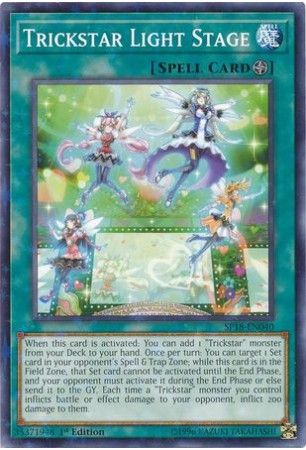 Trickstar Light Stage - SP18-EN040 - Starfoil Rare