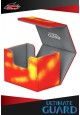 Deck Case Ultimate Guard - Sidewinder ChromiaSkin 80+ - Red