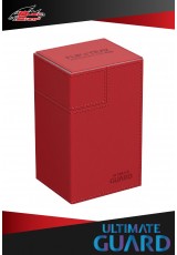 Deck Case Ultimate Guard - Flip'n'Tray 80+ XenoSkin - Red