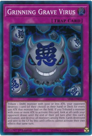 Grinning Grave Virus - SR06-EN030 - Super Rare