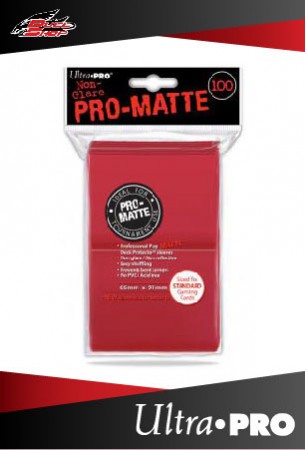Deck Protector Ultra Pro Standard (100 Sleeves) - Pro-Matte Red