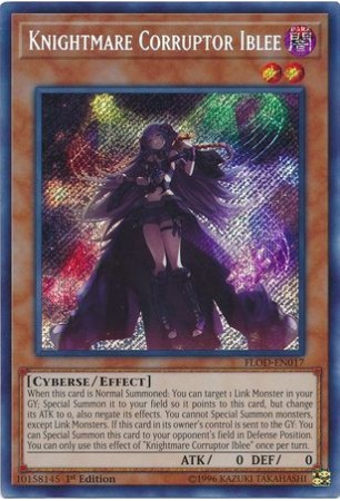 Knightmare Corruptor Iblee - FLOD-EN017 - Secret Rare