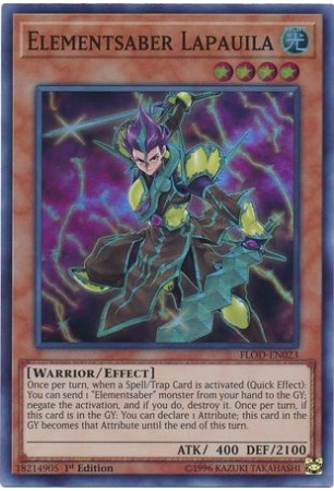 Elementsaber Lapauila - FLOD-EN023 - Super Rare