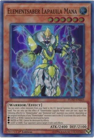 Elementsaber Lapauila Mana - FLOD-EN025 - Super Rare