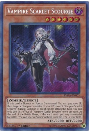 Vampire Scarlet Scourge - DASA-EN005 - Secret Rare