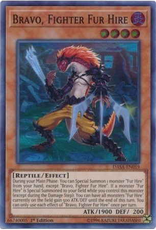 Bravo, Fighter Fur Hire - DASA-EN019 - Super Rare