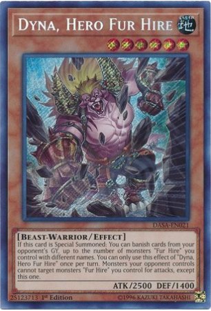 Dyna, Hero Fur Hire - DASA-EN021 - Secret Rare