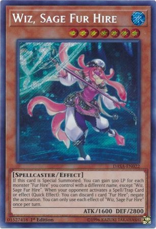 Wiz, Sage Fur Hire - DASA-EN022 - Secret Rare