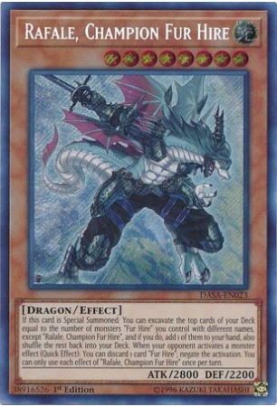 Rafale, Champion Fur Hire - DASA-EN023 - Secret Rare