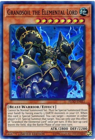 Grandsoil the Elemental Lord - FLOD-ENSE1 - Super Rare