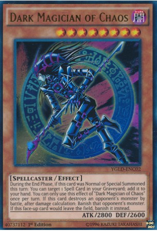 Dark Magician of Chaos - YGLD-ENC02 - Ultra Rare