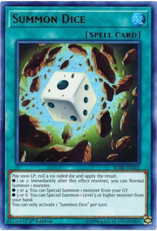 Summon Dice - BLRR-EN002 - Ultra Rare