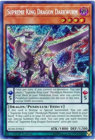 Supreme King Dragon Darkwurm - BLRR-EN063 - Secret Rare