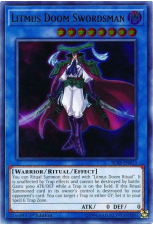 Litmus Doom Swordsman - BLRR-EN013 - Ultra Rare