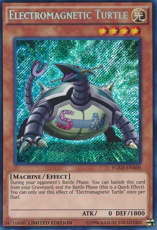 Electromagnetic Turtle - YGLD-ENA00 - Secret Rare