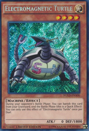 Electromagnetic Turtle - YGLD-ENA00 - Secret Rare - Duelshop