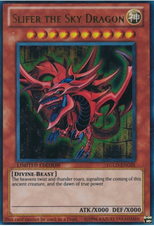 Slifer the Sky Dragon - YGLD-ENG01 - Ultra Rare