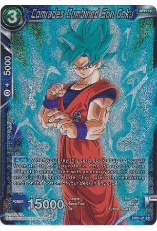 Comrades Combined Son Goku - EX01-01 - Expansion Rare [EX]