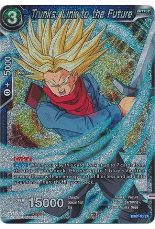 Trunks, Link to the Future - EX01-03 - Expansion Rare [EX]