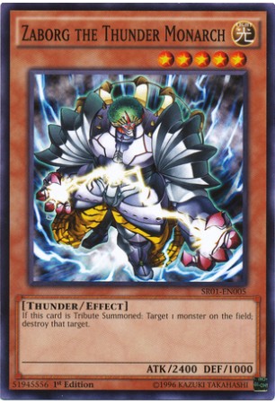 Zaborg the Thunder Monarch - SDR1-EN005 - Common