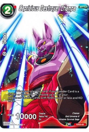 Capricious Destroyer Champa - EX03-06 - Expansion Rare [EX]