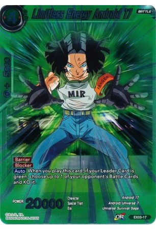 Limitless Energy Android 17 - EX03-017 - Expansion Rare [EX]