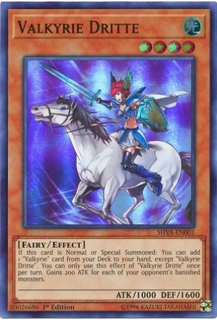 Valkyrie Dritte - SHVA-EN001 - Super Rare