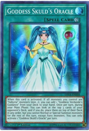 Goddess Skuld's Oracle - SHVA-EN008 - Super Rare