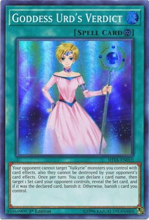 Goddess Urd's Verdict - SHVA-EN010 - Super Rare