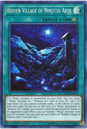 Hidden Village of Ninjitsu Arts - SHVA-EN014 - Secret Rare