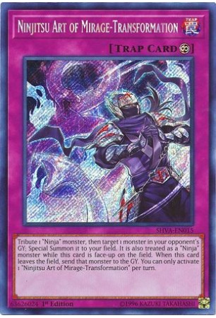 Ninjitsu Art of Mirage-Transformation - SHVA-EN015 - Secret Rare