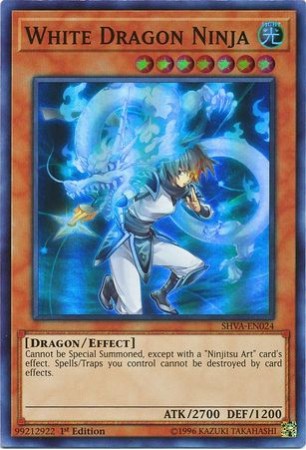 White Dragon Ninja - SHVA-EN024 - Super Rare