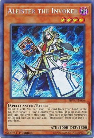 Aleister the Invoker - SHVA-EN040 - Secret Rare