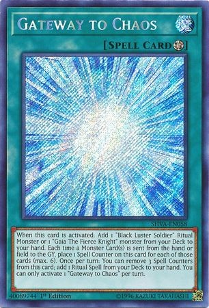 Gateway to Chaos - SHVA-EN058 - Secret Rare