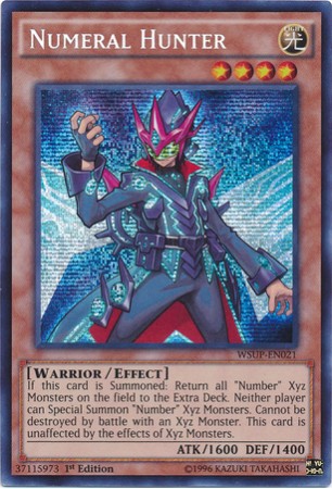 Numeral Hunter - WSUP-EN021 - Prismatic Secret Rare