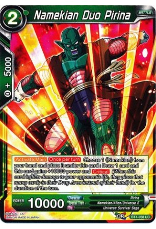 Namekian Duo Pirina - BT4-058 - Uncommon [UC]