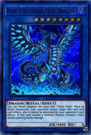 Blue-Eyes Chaos MAX Dragon - LED3-EN000 - Ultra Rare